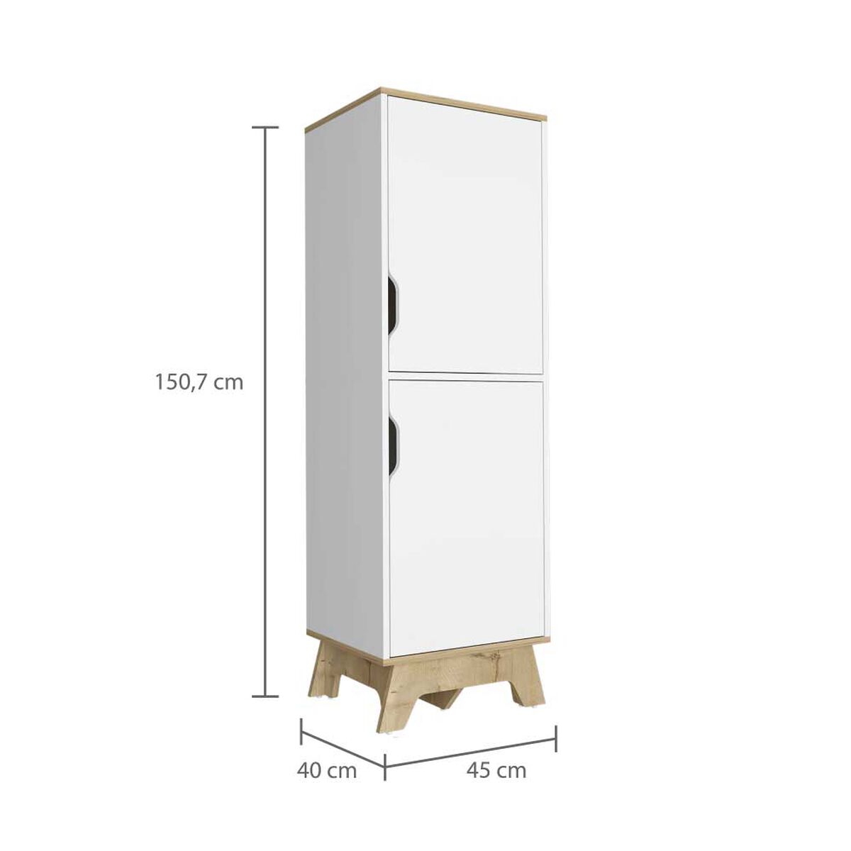 Mueble Alacena TuHome Bi Color Blanco Duna 2 Puertas