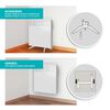 Convector El&eacute;ctrico Bosch HC4000-20 Blanco
