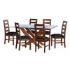 Juego de Comedor Latam Home Alicante 6 Sillas Negro