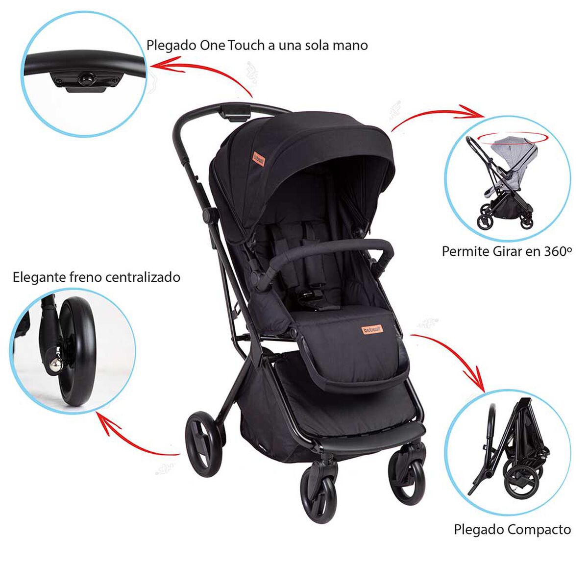 Coche Travel Swift Beige Bebesit