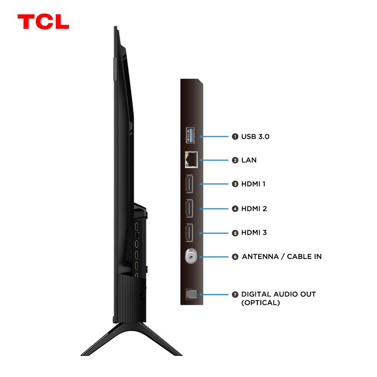 Smart TV QLED 43" TCL FHD Roku TV 43S5LR