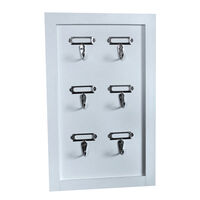 Organizador de Pared Madera Vgo Porta Llaves Blanco