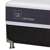 Box Spring CIC 1,5 Plazas New Ortopedic + Respaldo + Velador New Munich
