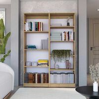 Estante 4 Repisas + Estante 5 Repisas TuHome Home Macadamia