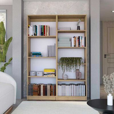 TUHOME Estante 4 Repisas + Estante 5 Repisas TuHome Home Macadamia