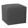 Juego de Living Innovamuebles Marco Sofá 3 Cuerpos + 2 Pouf Gris Oscuro