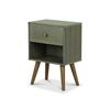 Velador CIC Munich Gales 1 Cajón Olivo