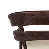 Set de Terraza Rattan PVC Spazzio Borneo 2 Sillas Café