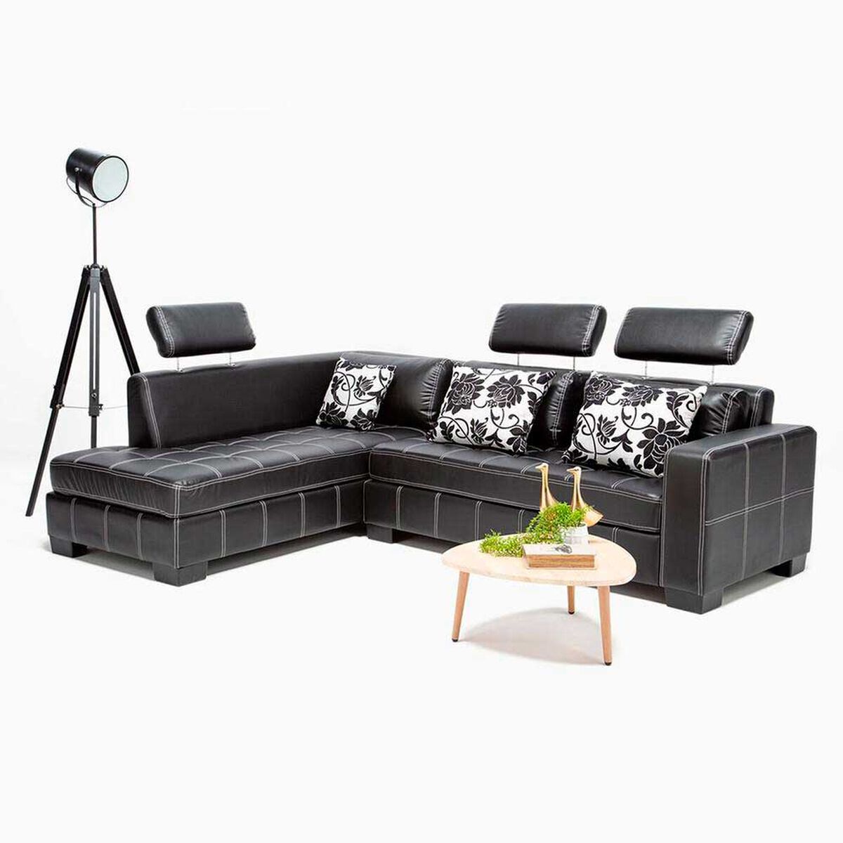 Sof&aacute; Seccional Izquierdo Spazzio New Pathners 4 Cuerpos