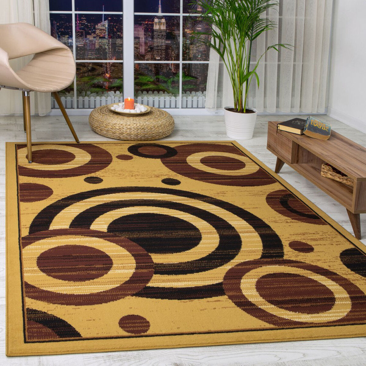 Alfombra Modalfo Kashan King 200 x 290 cm Beige