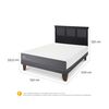 Cama Europea CIC 2 Plazas Smart + Respaldo Torino Negro