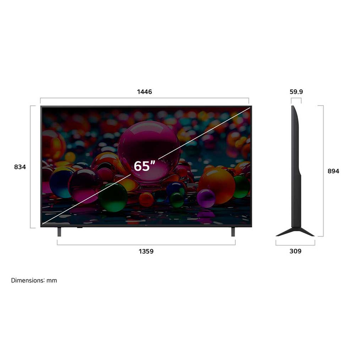 LED LG 65UA7500PSB.AWHQ 65 4K Ultra HD