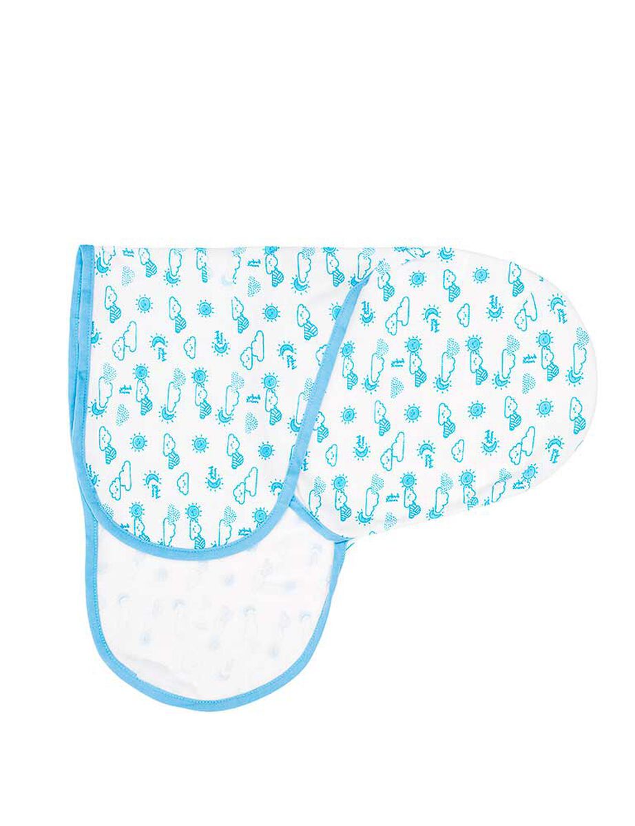 Saco para Bebé de Algodón Azul Baby Mink