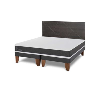 Imagen 2 del producto Cama Europea CIC Base Dividida 2 Plazas Ortopedic + Respaldo Villarrica