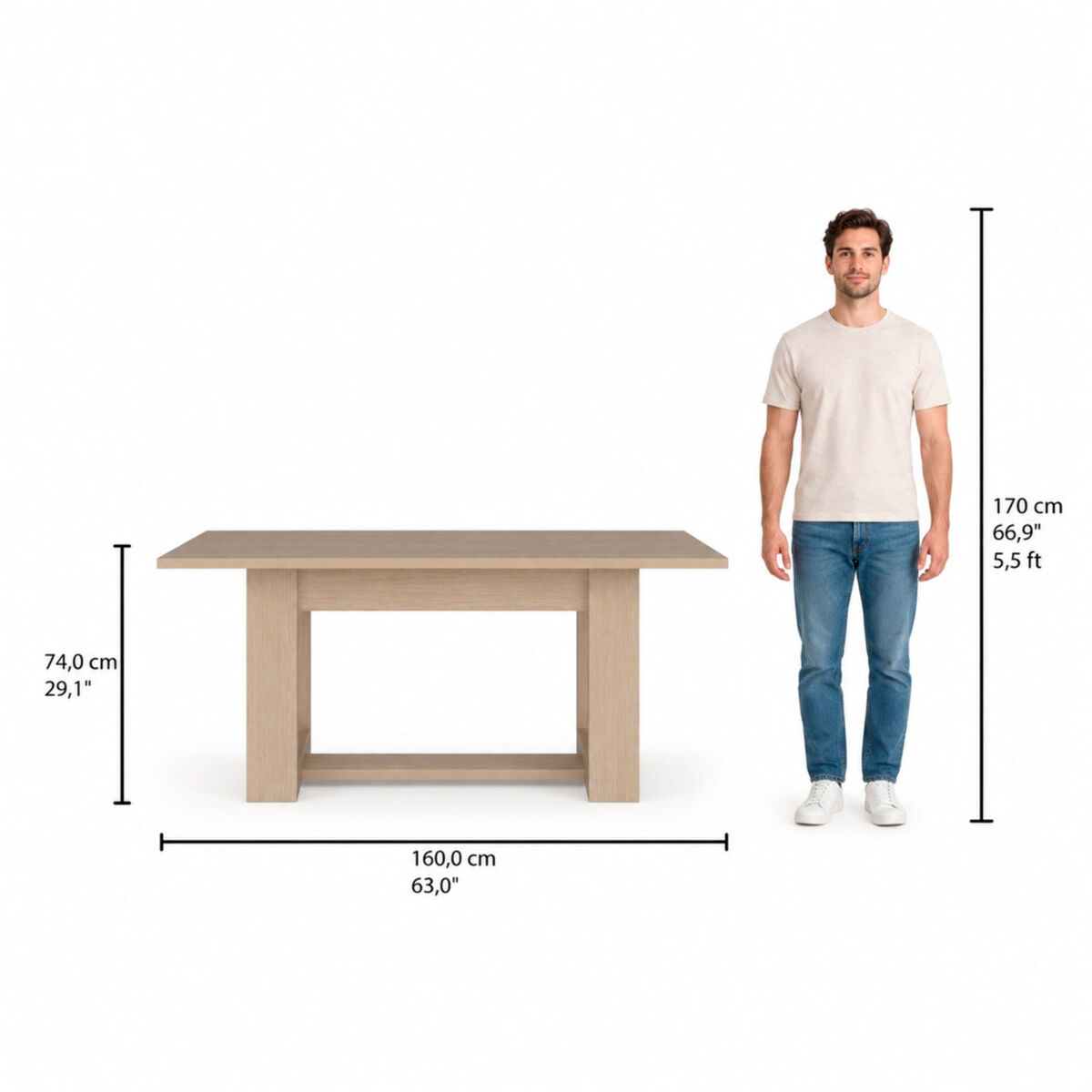 Mesa de Comedor Tuhome Volterra Cartagena