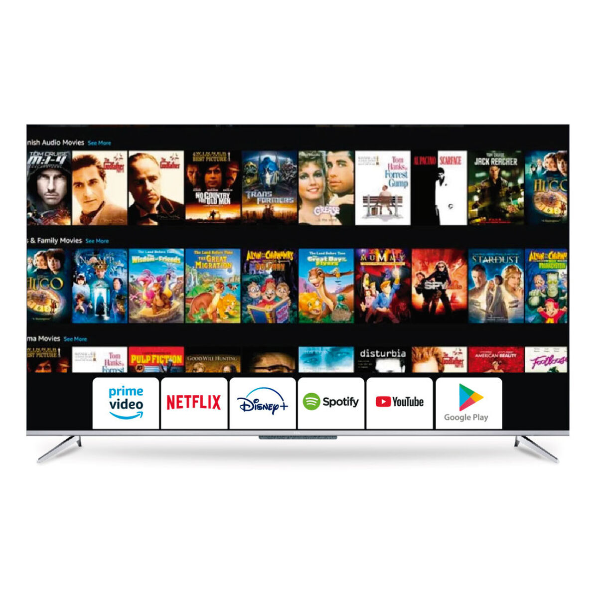 LED 50" TCL 50P715 Android Smart TV 4K UHD