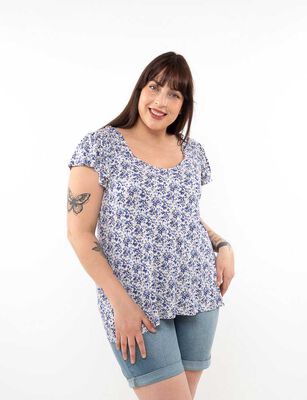 Imagen 1 del producto Polera Manga Corta Mujer Extralindas Azul, Beige, Rojo