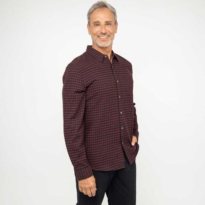 Camisa Manga Larga Hombre Portman Club Burdeo, Charcoal, Gris, Indigo, Mostaza