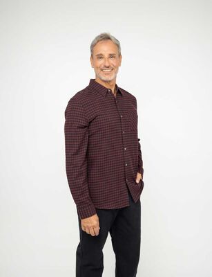 Imagen 1 del producto Camisa Manga Larga Hombre Portman Club Burdeo, Charcoal, Gris, Indigo, Mostaza