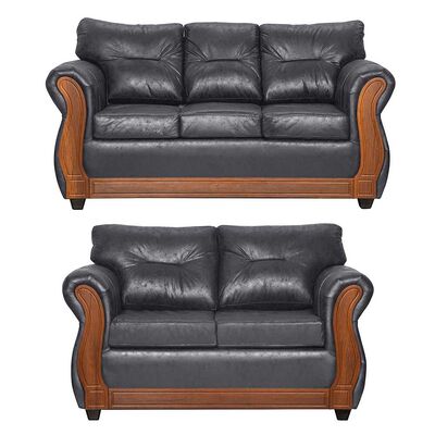 Imagen 1 del producto Juego de Living Black Factory Toronto 5 Cuerpos Gris