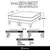 Cama Europea Latam Home Base Dividida 2 Plazas Zen Best Burdeo