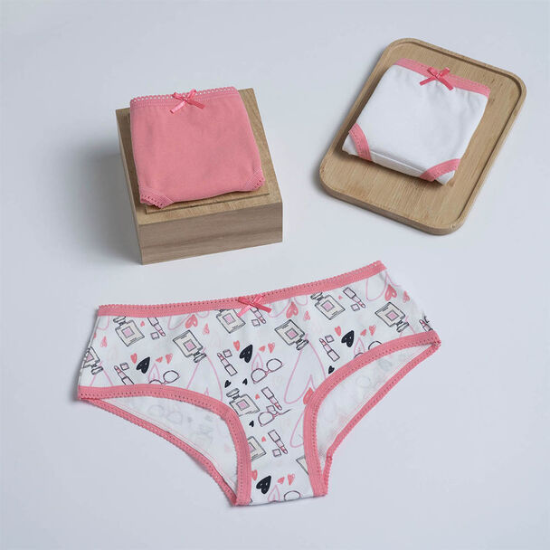 Pack 3 Pantaletas Niña Intime