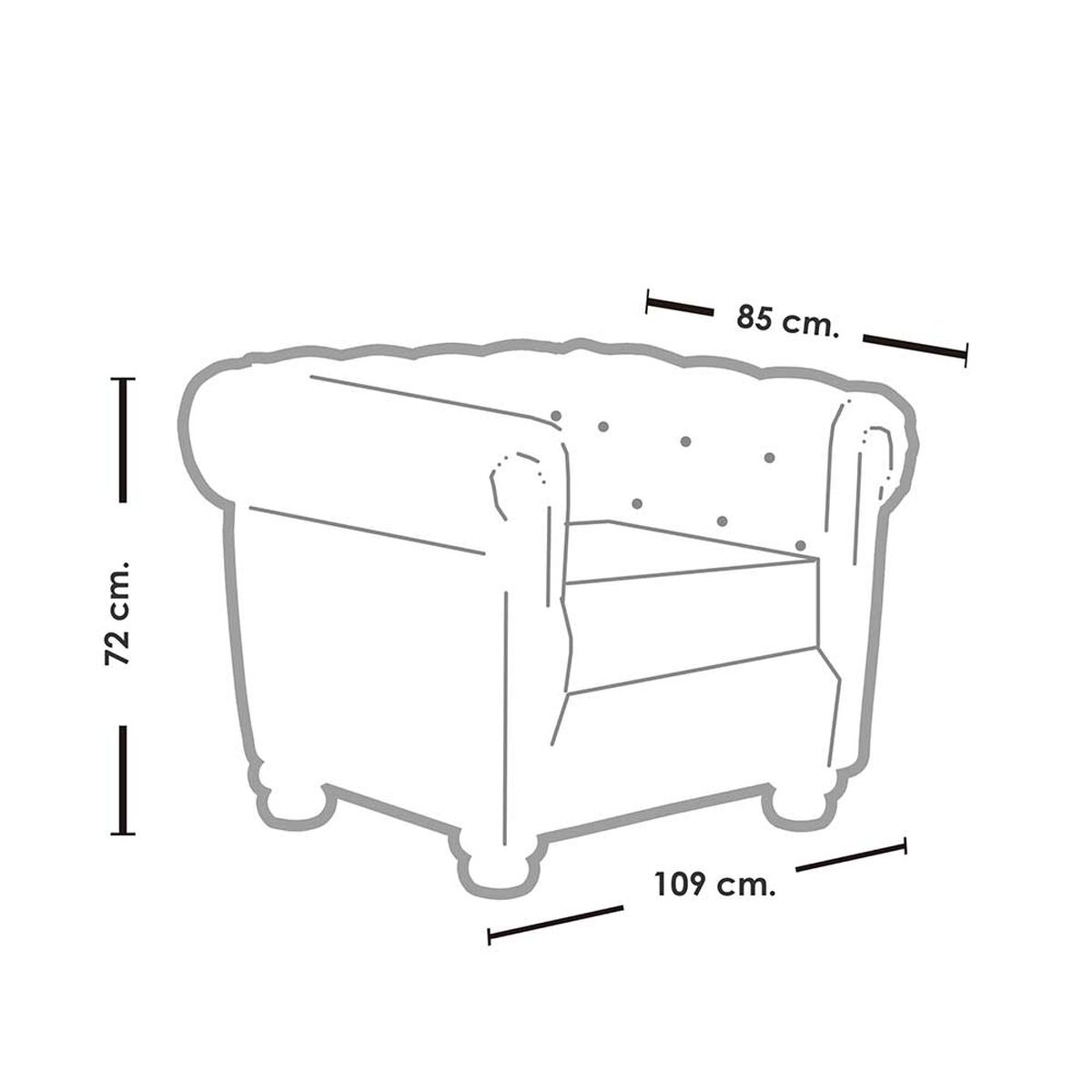 Sofá Latam Home Florencia 1 Cuerpos Gris Claro