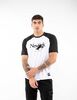 Polera Raglán Con Estampado Manga Corta Hombre Icono