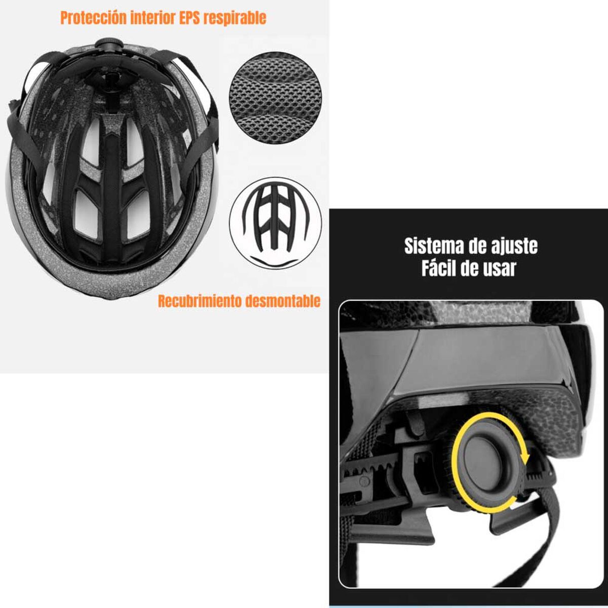 Casco Bicicleta LuBabycas Red Adulto M Rojo