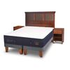 Cama Europea CIC Base Dividida King Súper Premium + Respaldo + Veladores