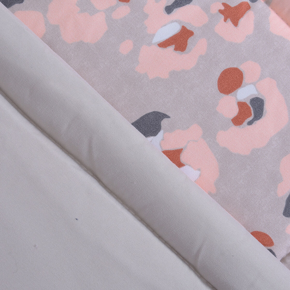 Plumón Estampado Sohome by Fabrics 1,5 Plazas Abstracto Beige