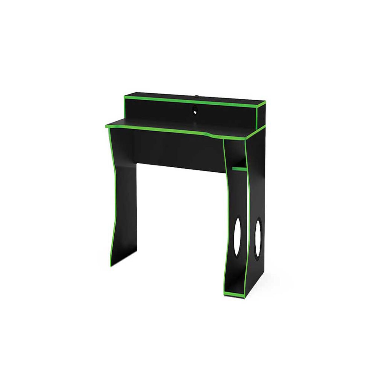 Escritorio Gamer Vekkahome Link Negro Verde