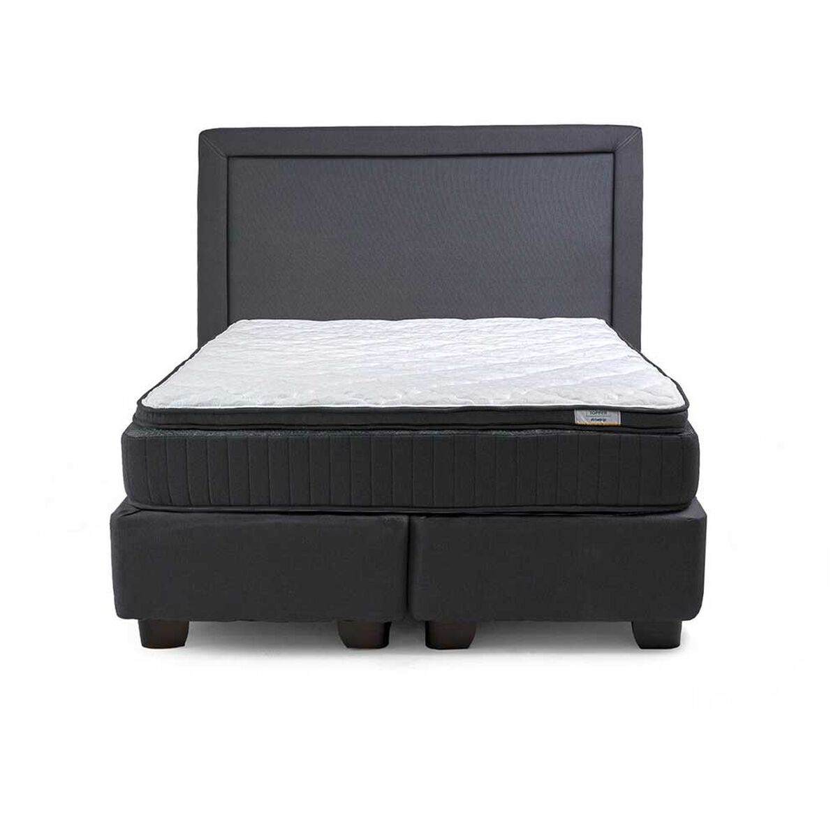 Cama Americana Drimkip Base Dividida Súper King Hybrido + Respaldo
