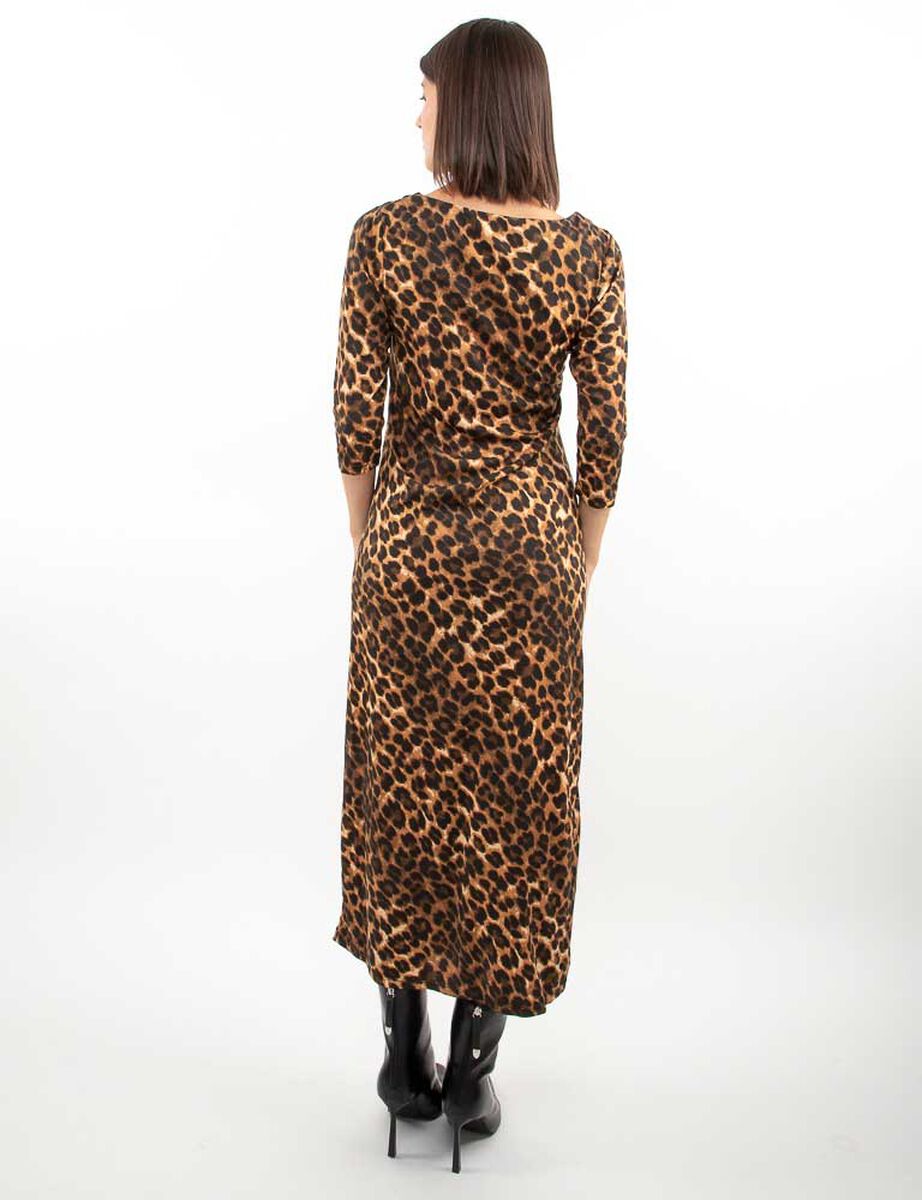 Vestido Maxi Manga Larga Mujer Zibel