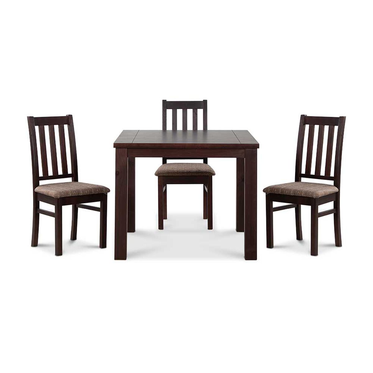 Juego de Comedor CIC Ñuble Chocolate 4 Sillas