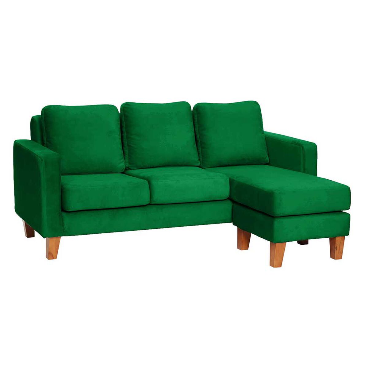 Sofá Seccional Intercambiable Latam Home Venecia 3 Cuerpos Verde