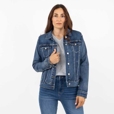 Chaqueta Denim Mujer Portman Club Azul, Negro