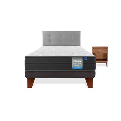 Cama Europea Flex 1,5 Plazas Europedic Dual