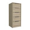 Cómoda TuHome Kaia 5 Cajones