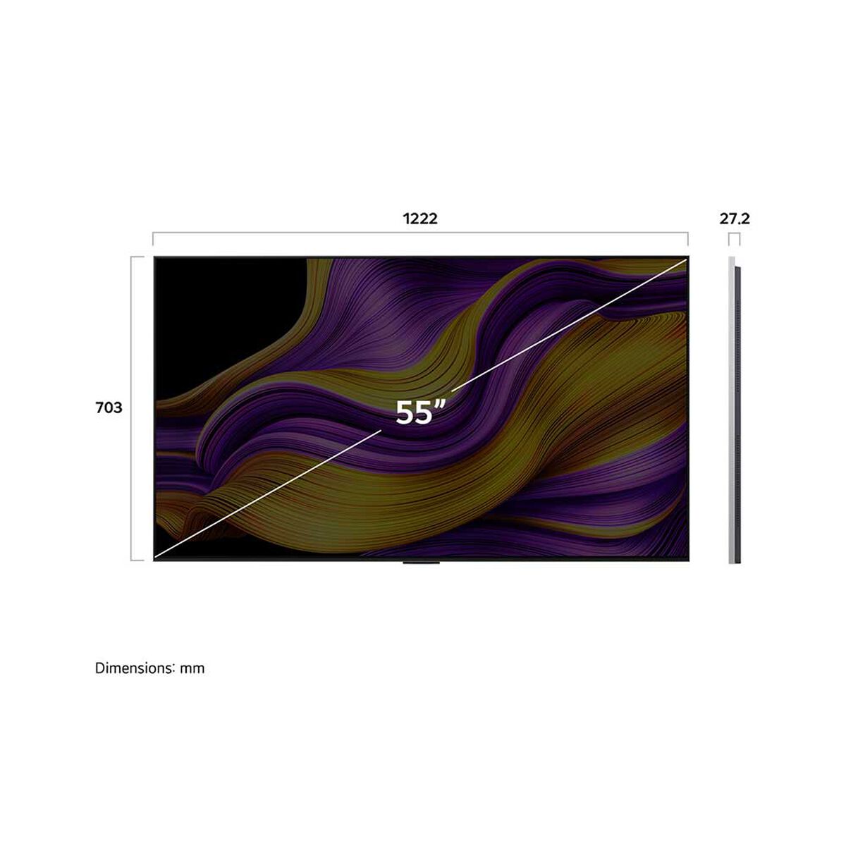 LED 55" LG OLED55G5PSA.AWH 4K Ultra HD