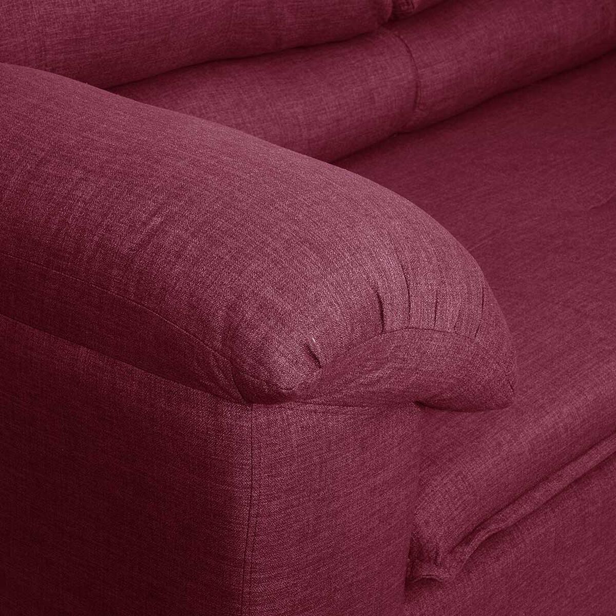 Juego de Living Innovamuebles Liverpool C&oacute;rdoba Sof&aacute; 3 Cuerpos + Dos Butacas 1 Cuerpo Burdeo