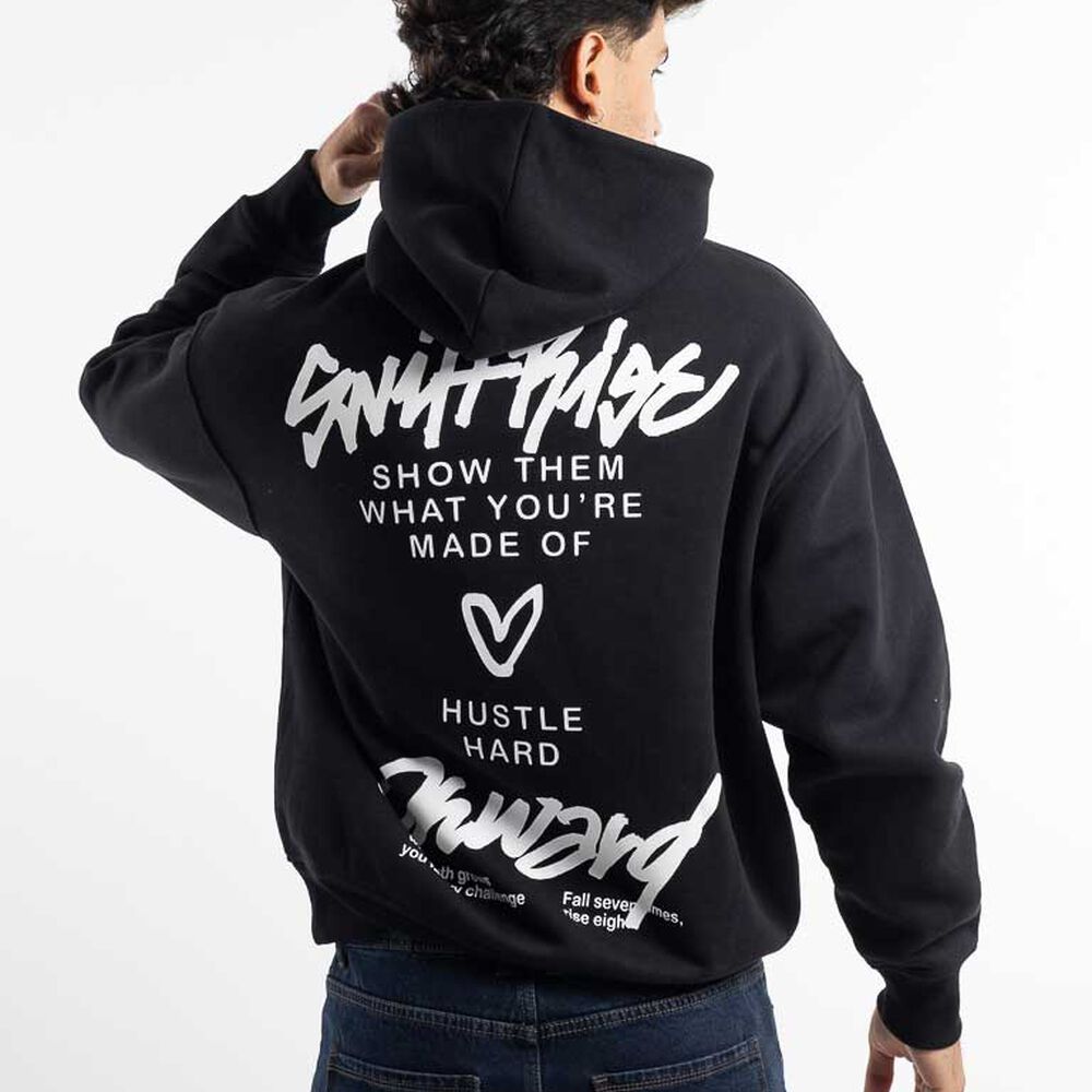 Polerón Hoodie Boxy Hombre Icono