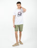 Bermuda de Mezclilla Elasticado Hombre Fiorucci