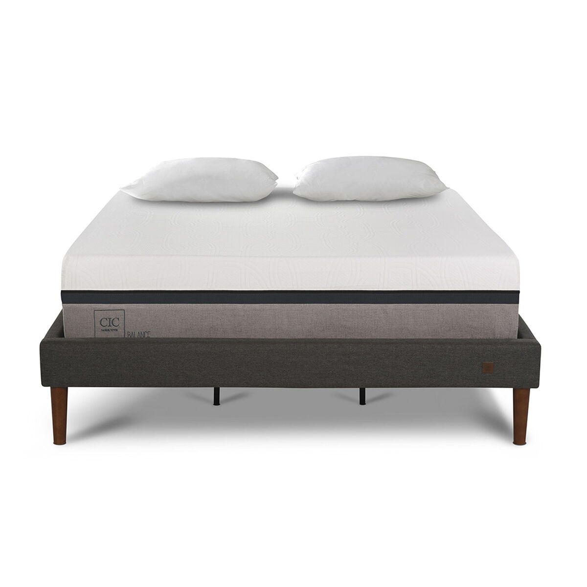 Cama Europea CIC King Balance + Almohadas