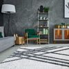 Alfombra Shaggy Idetex Gardenia White 150 x 200 cm