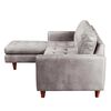 Sof&aacute; Cuero Latam Home N&aacute;poles Chaise Longue 2 Cuerpos Izquierdo