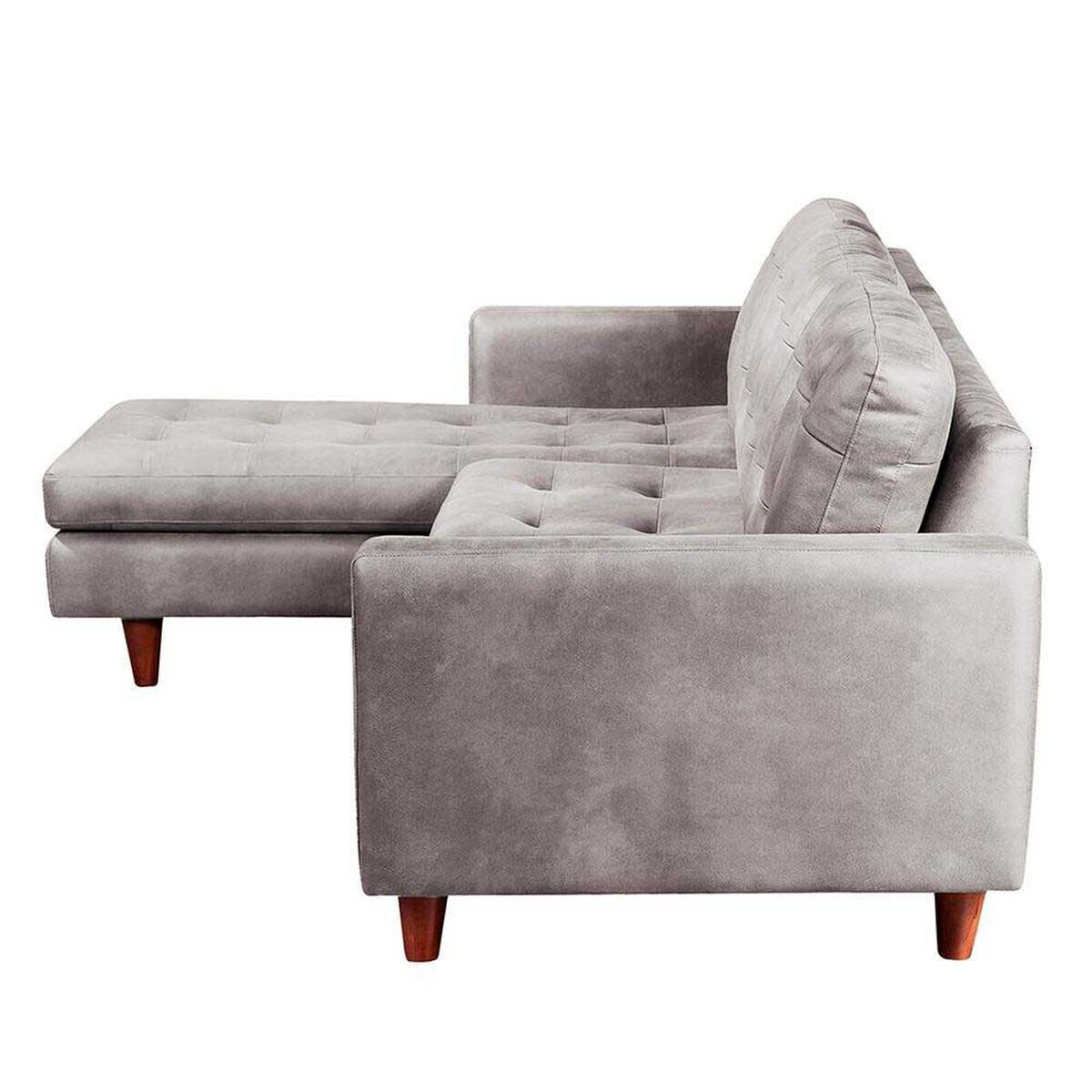 Sof&aacute; Cuero Latam Home N&aacute;poles Chaise Longue 2 Cuerpos Izquierdo