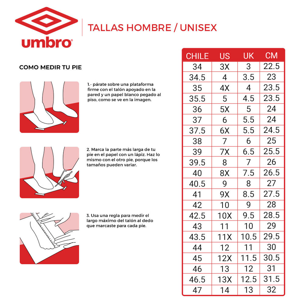 Zapatilla Baby Fútbol Hombre Umbro