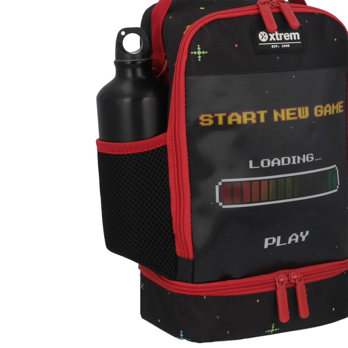 Lonchera Térmica Xtrem Lunch 2.0 5XT Gamer Negro