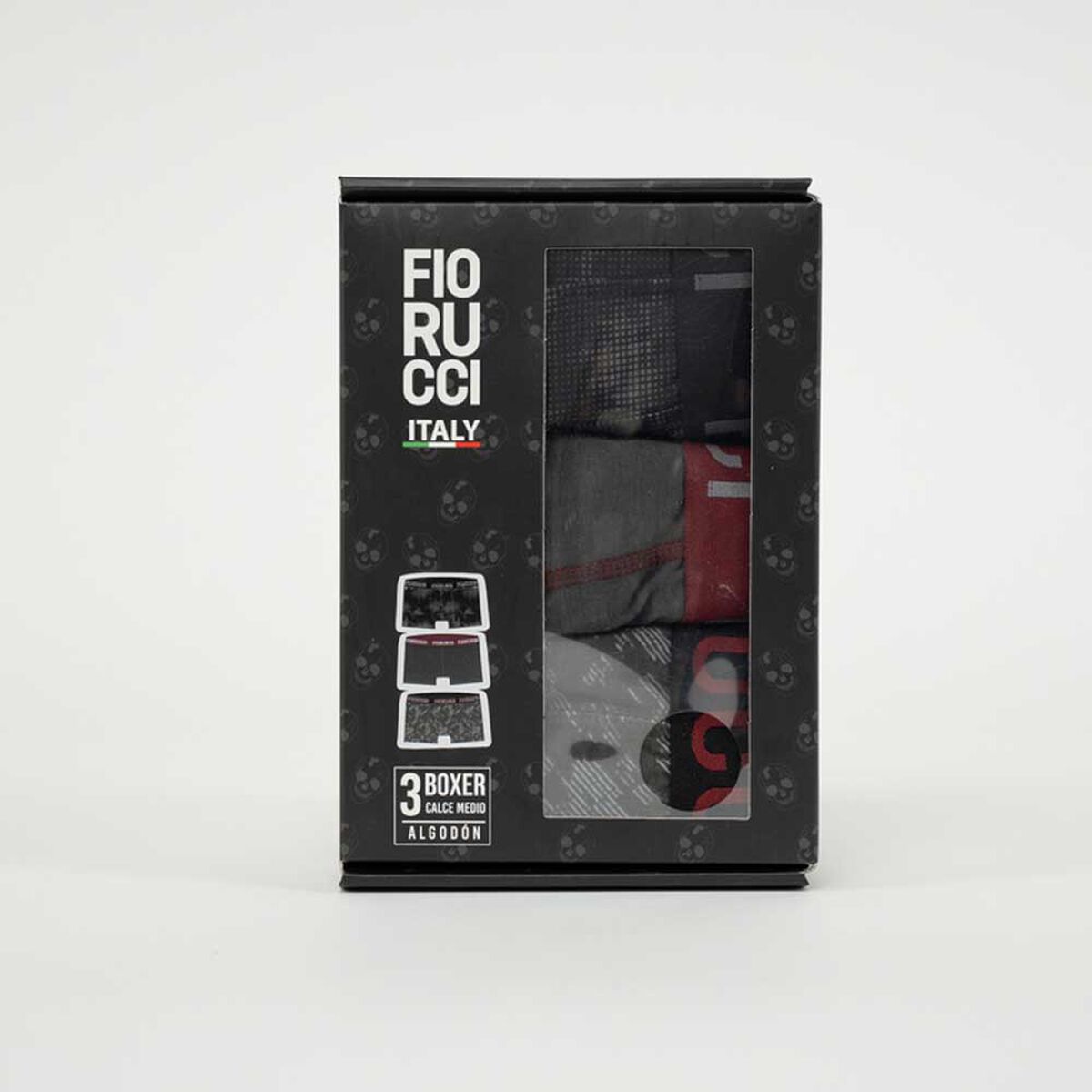 Pack 3 B&oacute;xer Medio Hombre Fiorucci